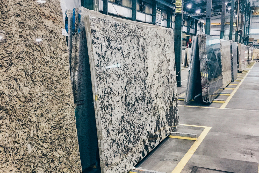  Shopping for our kitchen countertops. This was really cool. &nbsp;So many options at Global  Granite and Marble . 